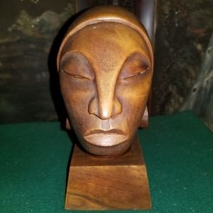 Vintage J Pinal carved sculpture